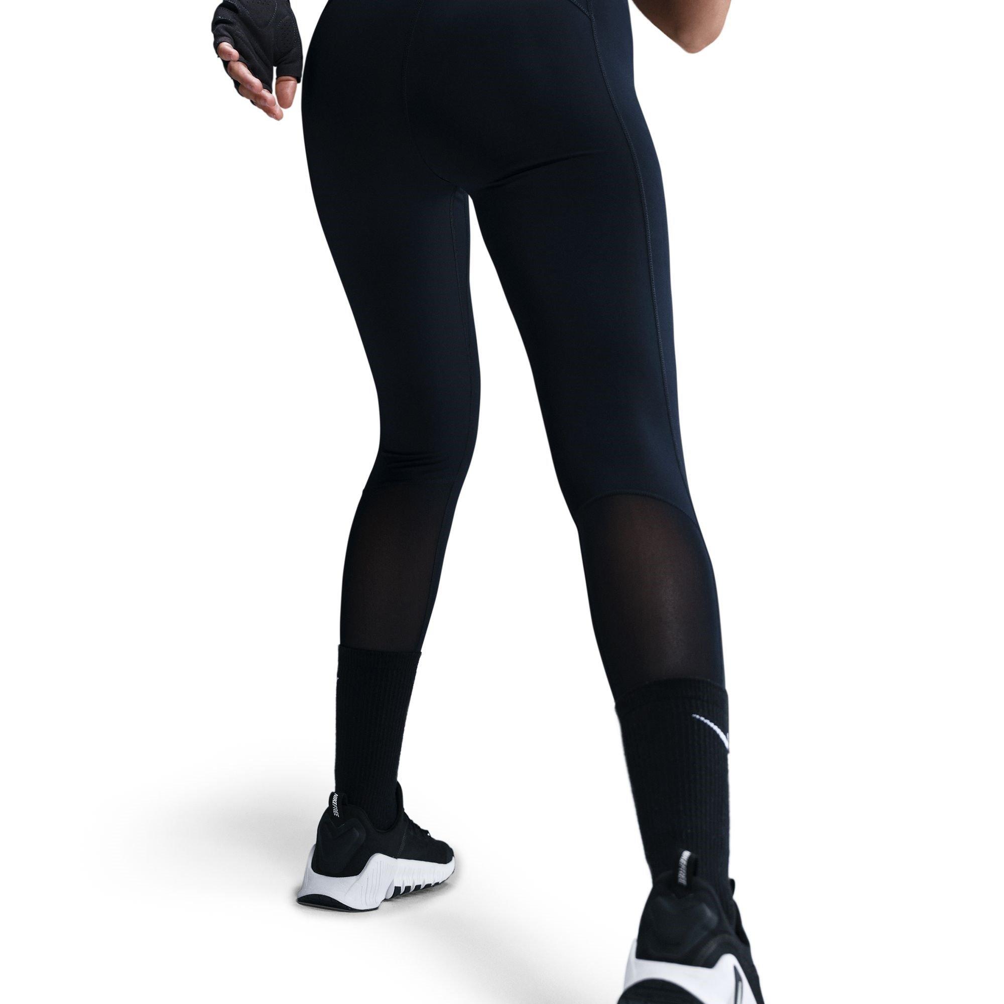 Nike Pro Womens Mid Rise Mesh Panelled Leggings