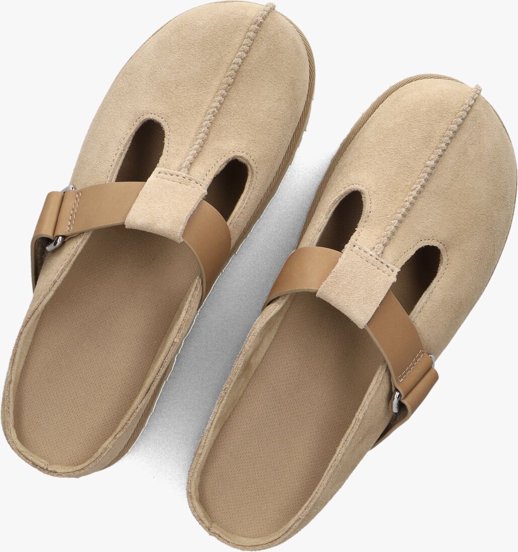 beige ugg instappers w goldenstar hi clog