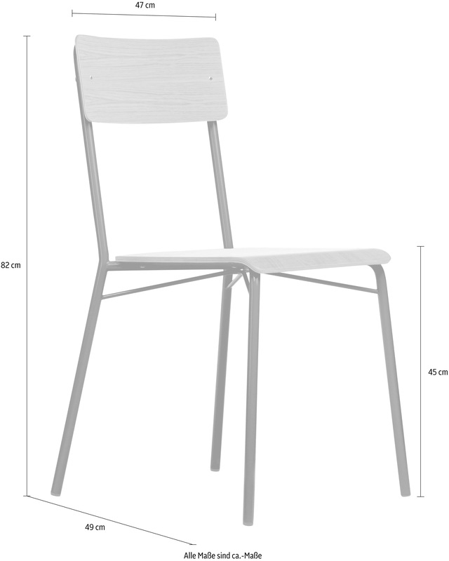 Woodman 4-Fussstuhl »Yorik« () im skandinavian Design, FSC®-zertifiziert