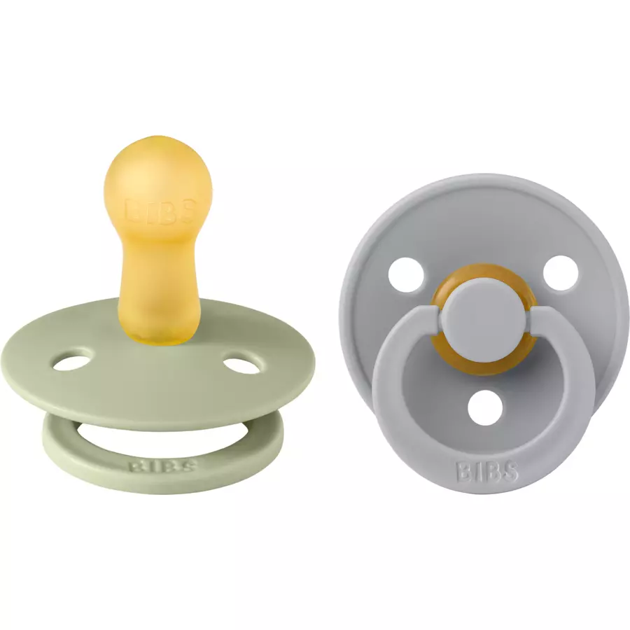 BIBS® Schnuller Colour SageCloud 6-18 Monate, 2 Stk.