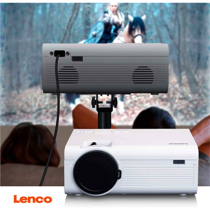 Lenco LPJ-280WH vidéoprojecteur LCD 800 x 480