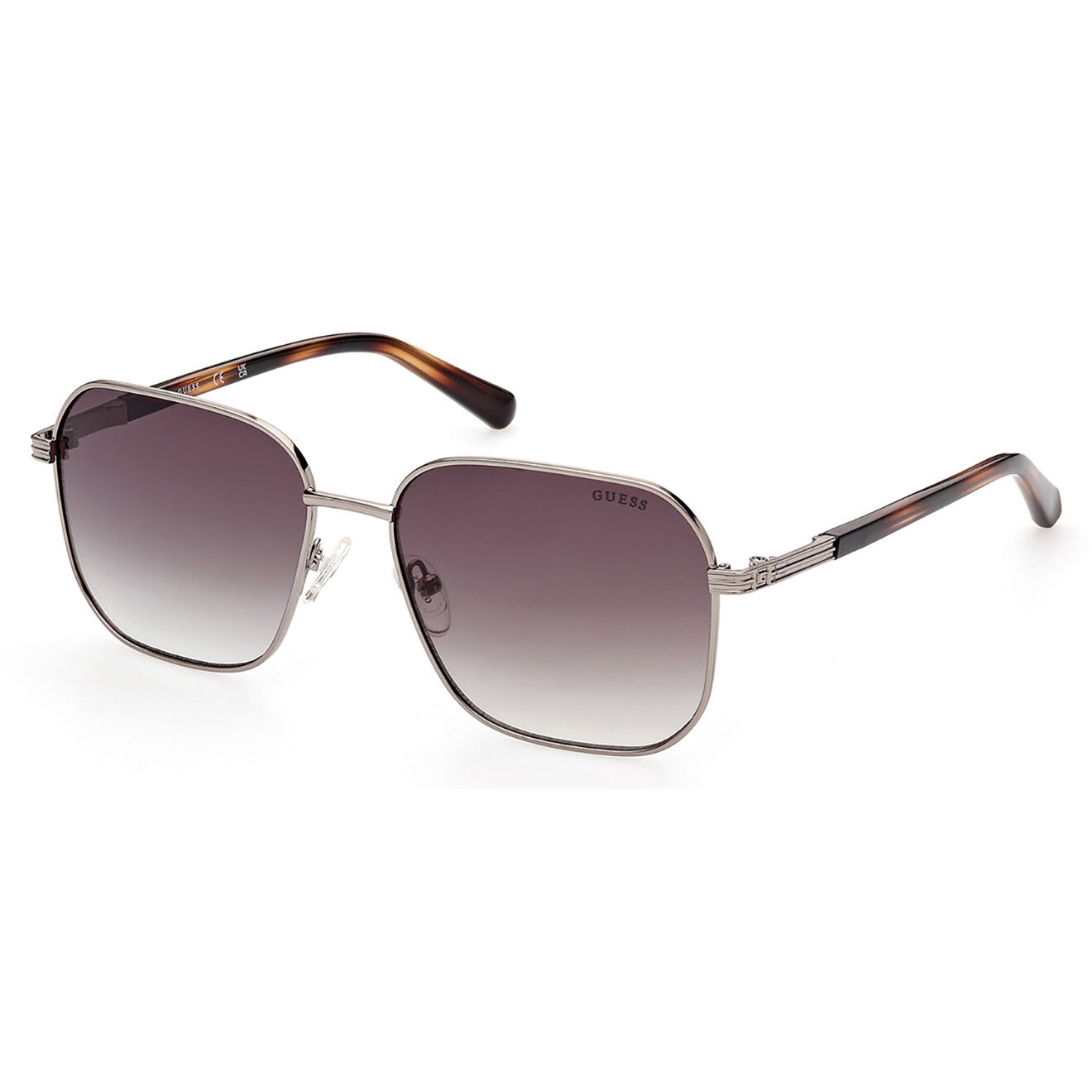 Guess Lunettes de soleil Homme gris armé