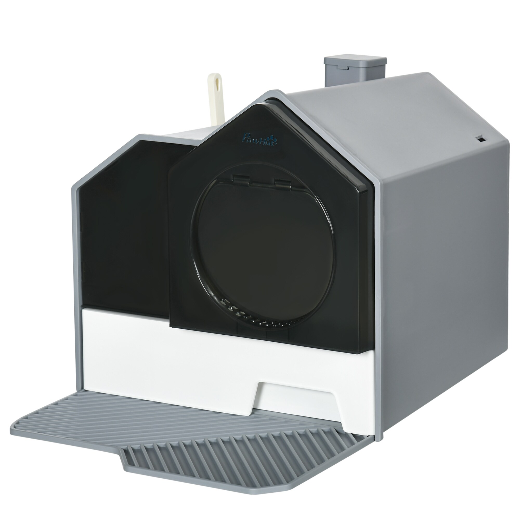 PawHut Katzentoilette mit Schaufel blau 47L x 45B x 42H cm