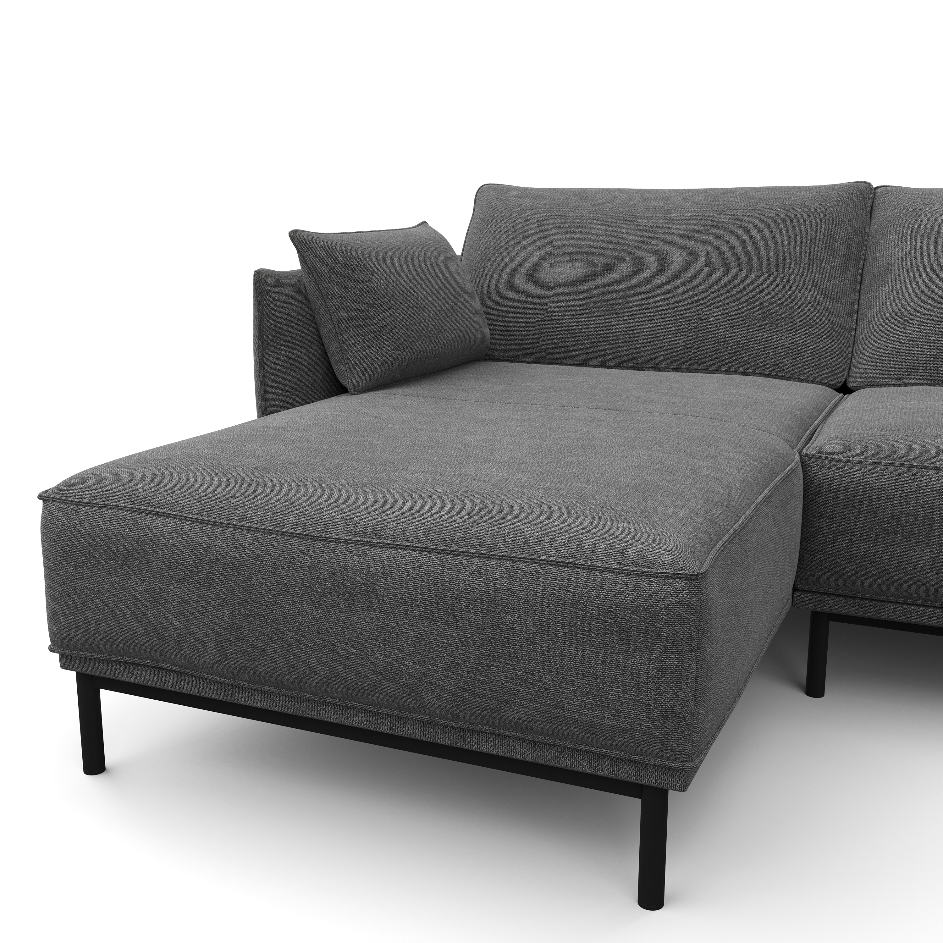 Ecksofa ELVIS links anthrazit