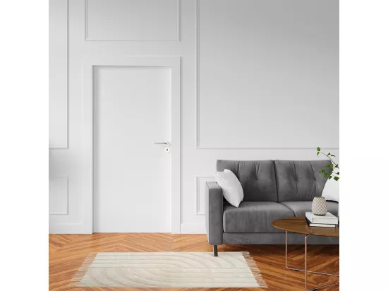 Tapis déco à franges en coton tufté 100x150cm