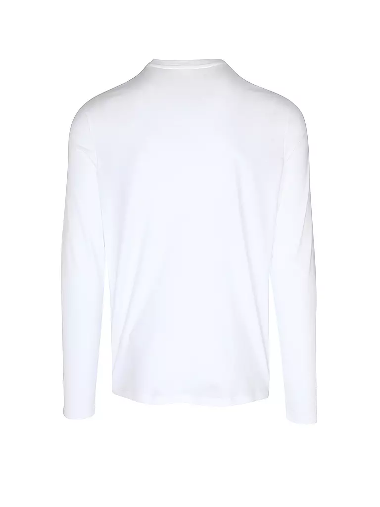 MAJESTIC FILATURES Langarmshirt weiss