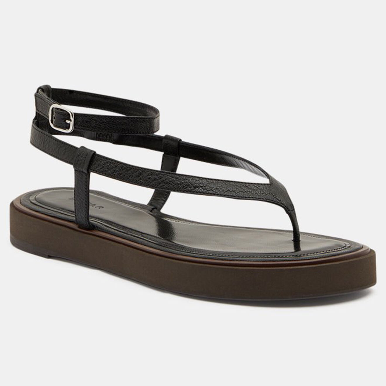 By Far Sandales en Cuir noires