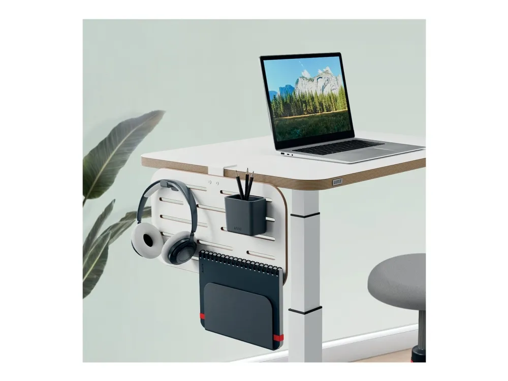 Leitz Ergo Small - Pegboard skrivebordsorganisator - MDF-tavle - hvid
