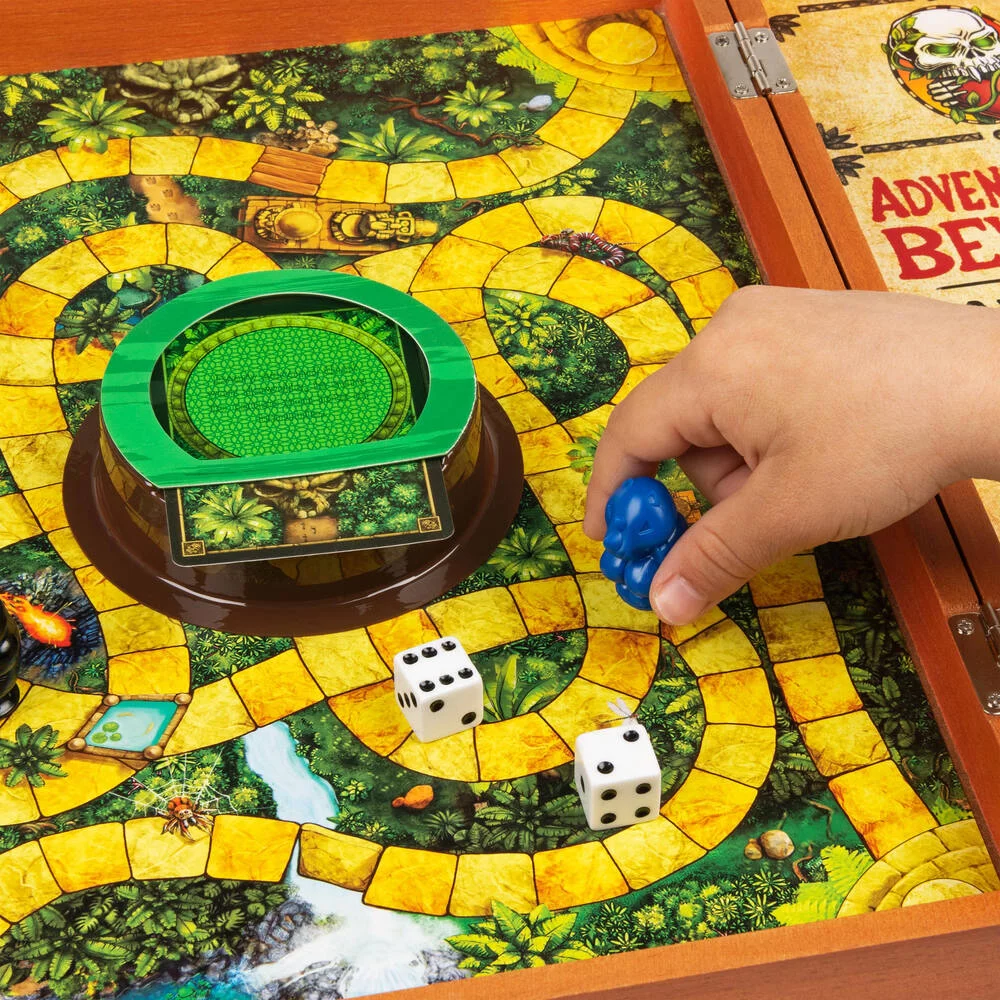 JEU JUMANJI PLATEAU BOIS RETRO -