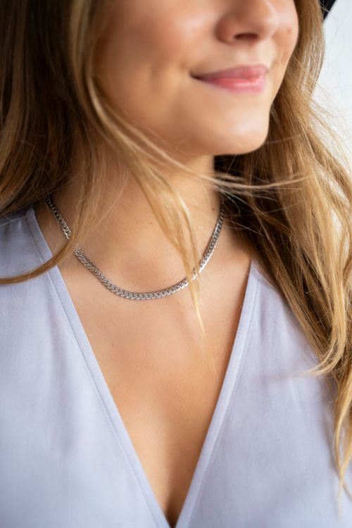 Schakelketting met platte schakels