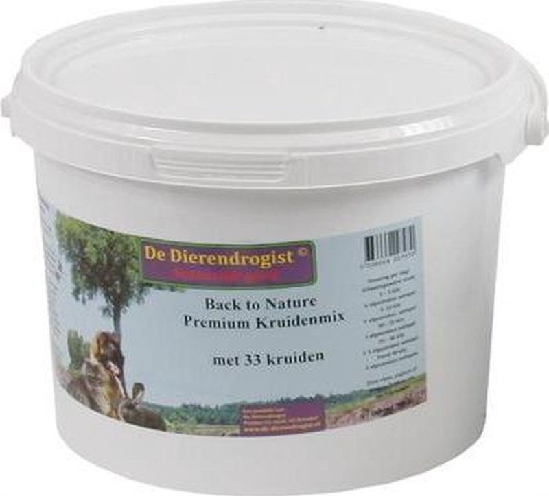 DIERENDROGIST | Dierendrogist Back To Nature Premium Kruidenmix Met 33 Kruiden