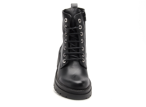 Chacal boots bottine plates femme 6456 noir