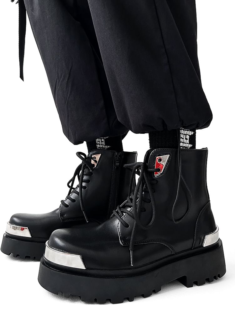 Malnia Home - Veterschoenen met plateauzool