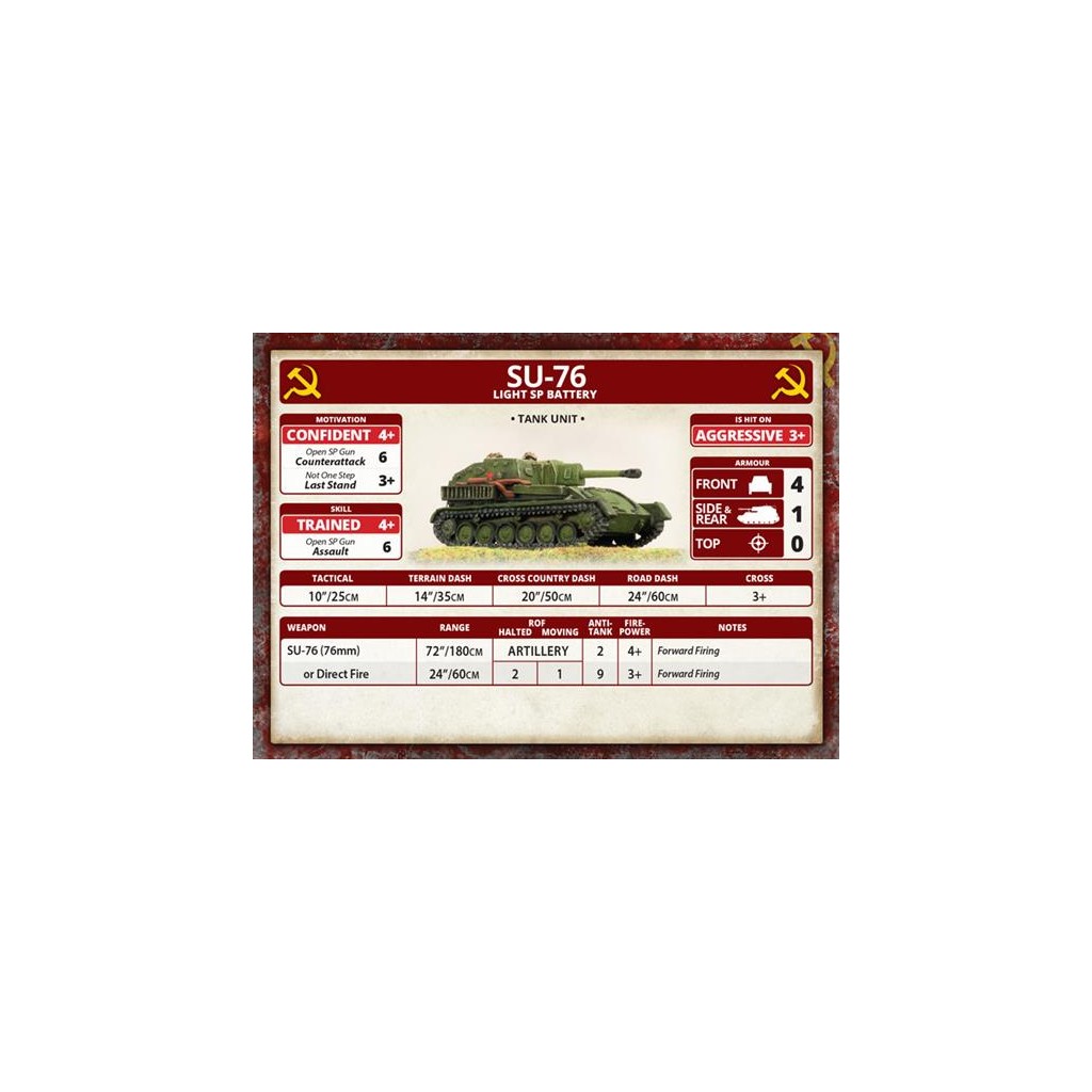 Flames of War - SU-76 Light SP Battery