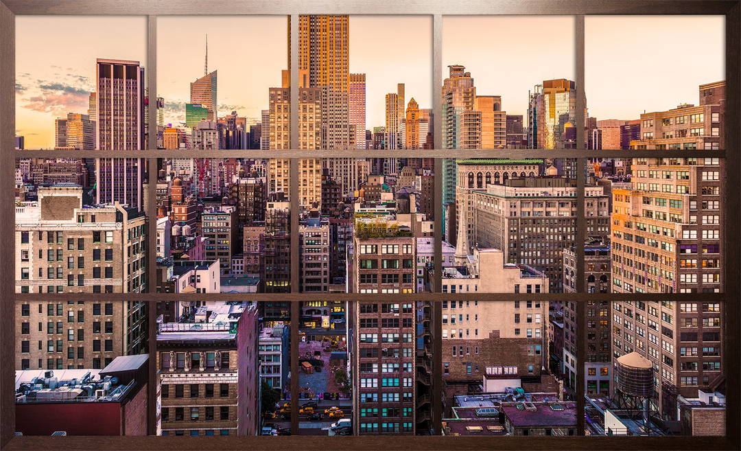 Sunset in Midtown NYC by Jack Marijnissen - Limited Edition. Edition of: 100. Signed.
