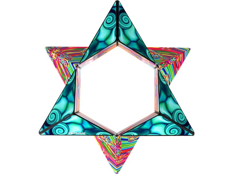 Shashibo Cube Watercolor – by Artist Laurence Gartel 2.0 Magnetischer Zauberwürfel