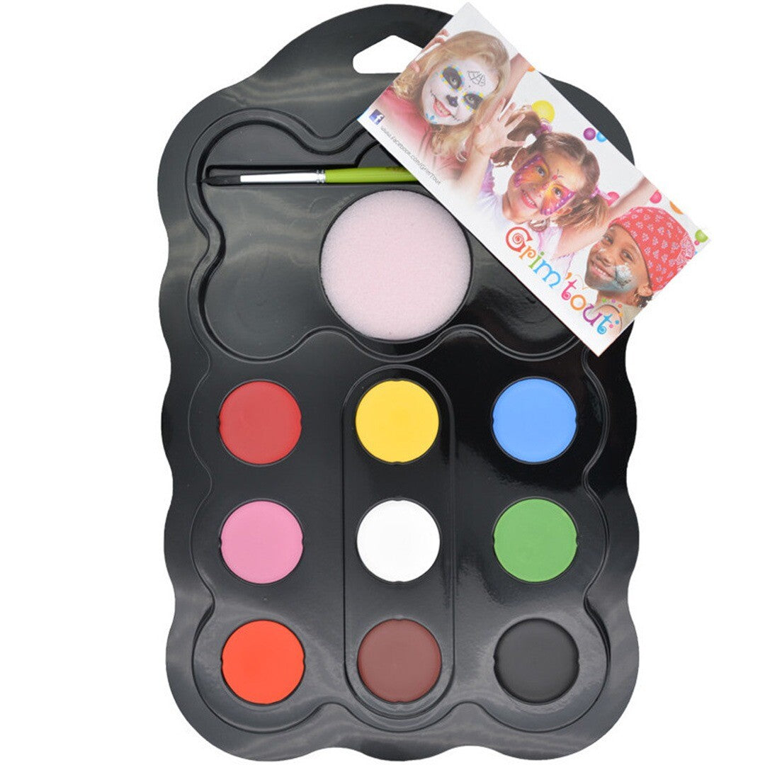 Grim'tout schminkset 9 kleuren - carnaval