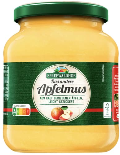 Spreewaldhof Apfelmus kalt gerieben