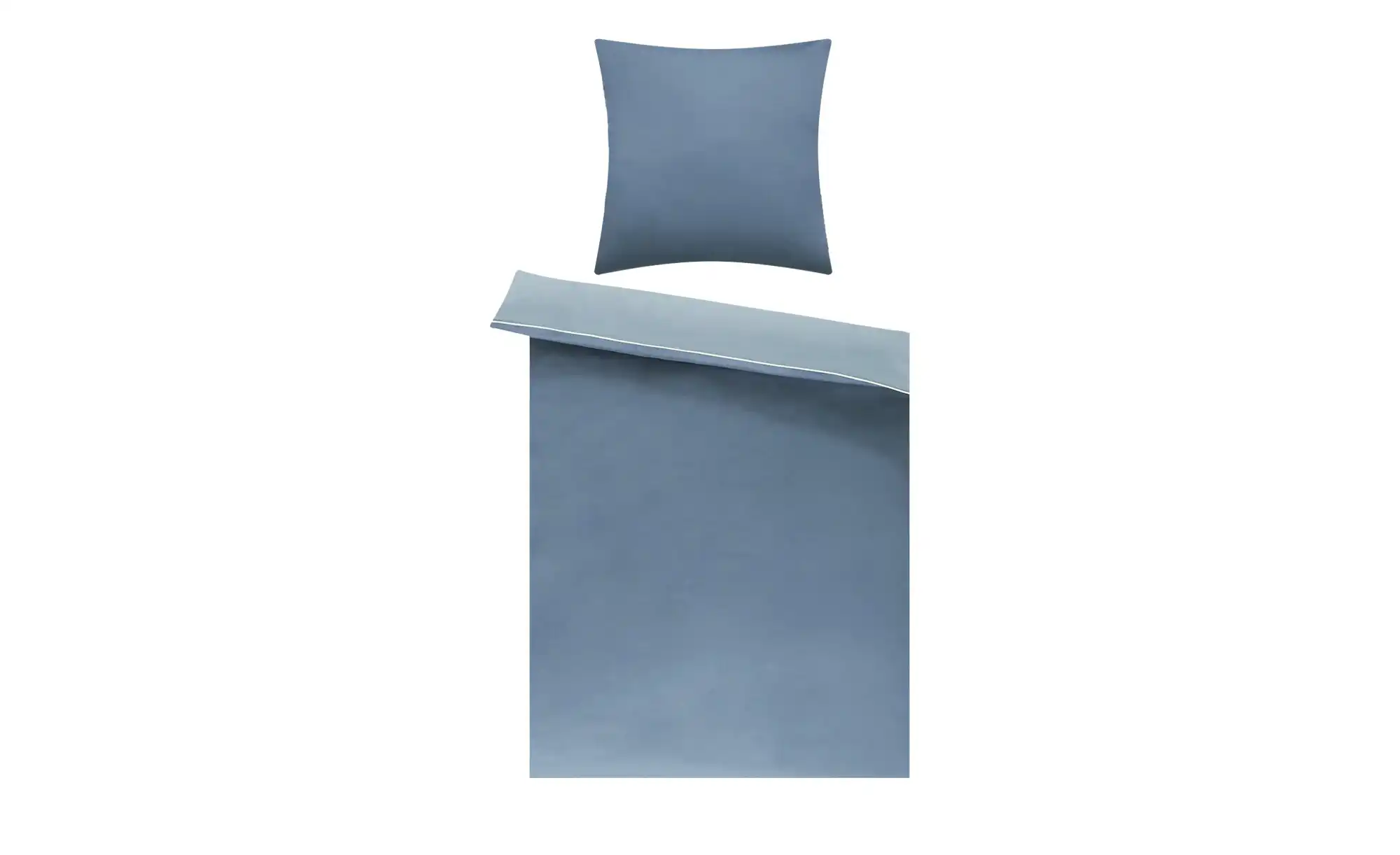 como Satin Wende-Bettwäsche Satin Piping