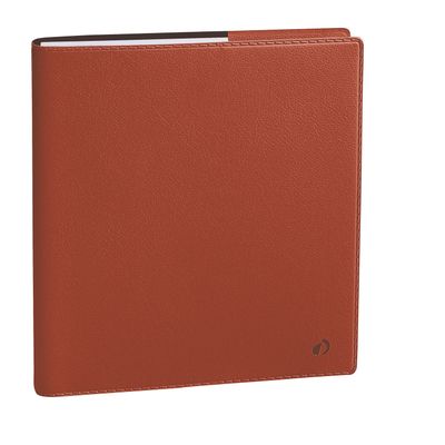 Quo Vadis Toscana - Agenda JAJ Executif - 2025 - semainier - standard / M - 160 x 160 mm - portrait - papier blanc - couleur unique - couverture rouge brique - synthétique