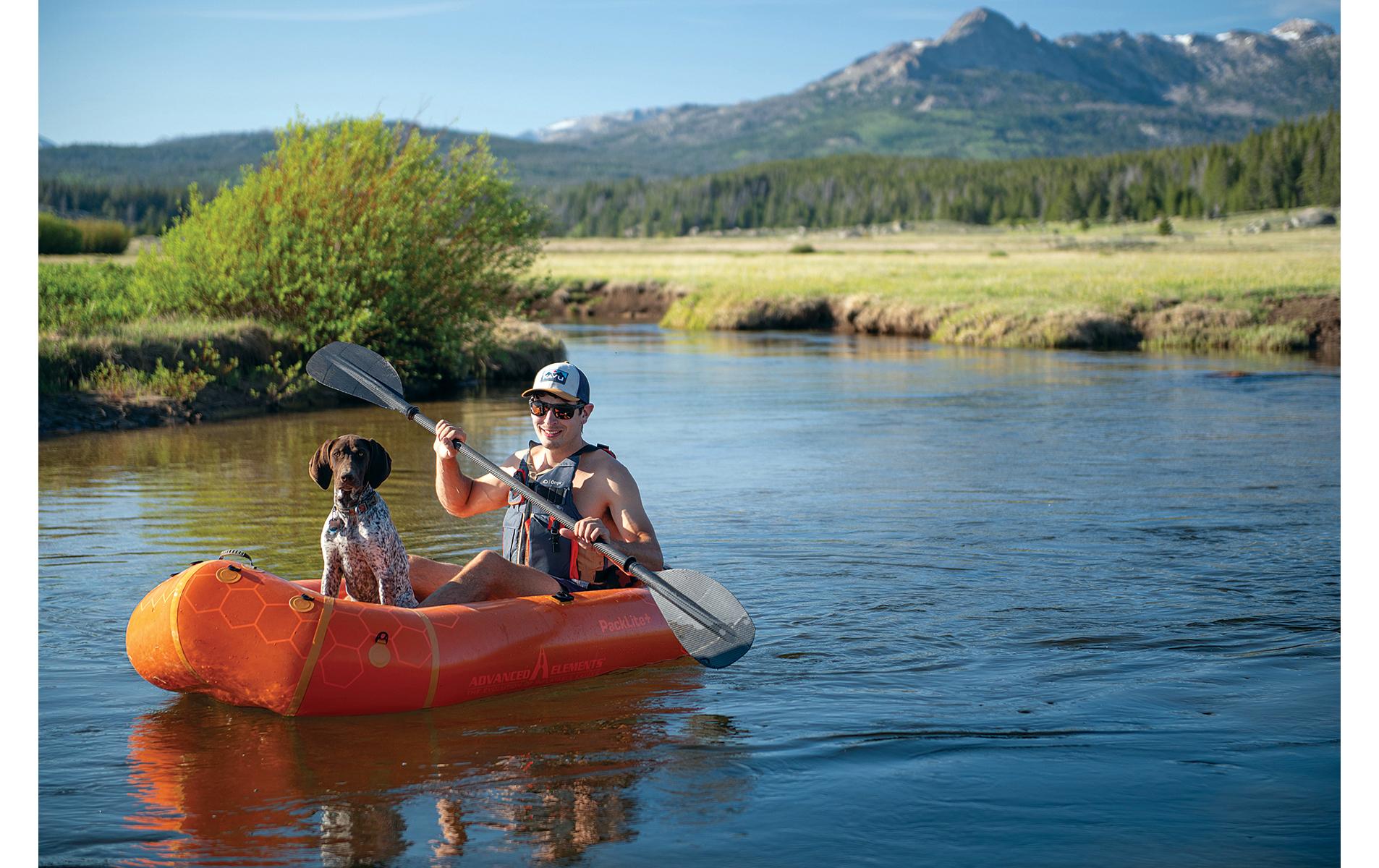 Kajak PackLite+ Packraft Sunset Orange<br>Freizeitkajak