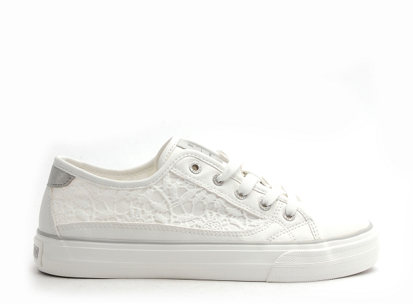 Mustang basses femme 1272309 blanc