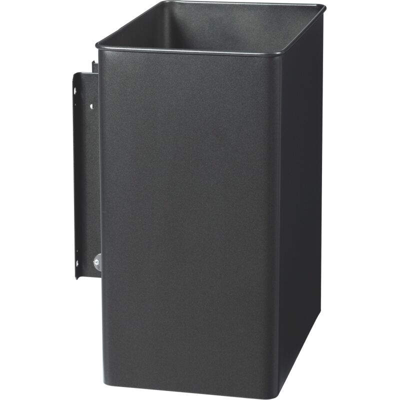 Corbeille murale 27 litres Tourny Rossignol rectangulaire extérieur pivotante