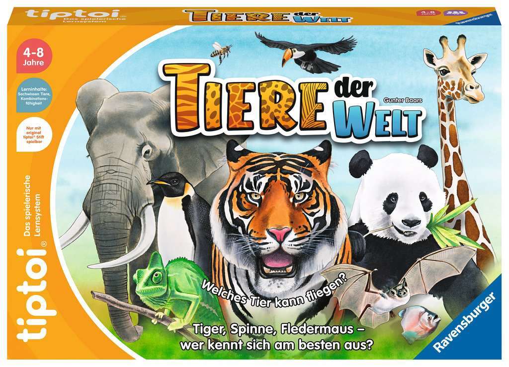 Ravensburger Spiel tiptoi® Tiere der Welt