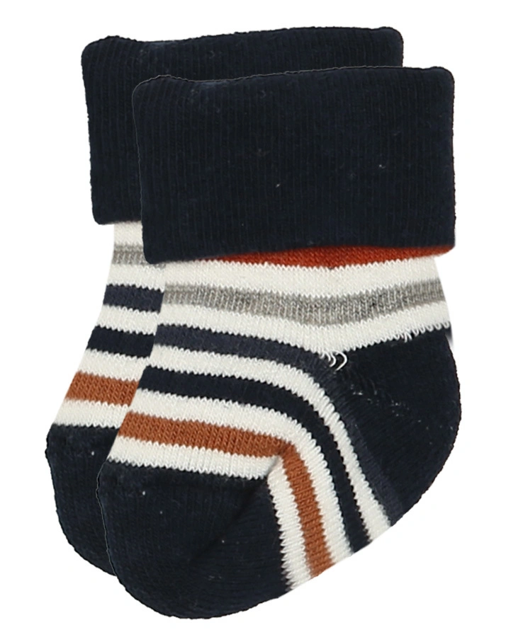 Erstlings-Socken AUTO 3er-Pack in navy
