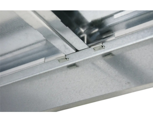 Zware breedspanstelling Schulte, gegalvaniseerd, 180x143x50 cm, 4 legborden, draagvermogen 600 kg