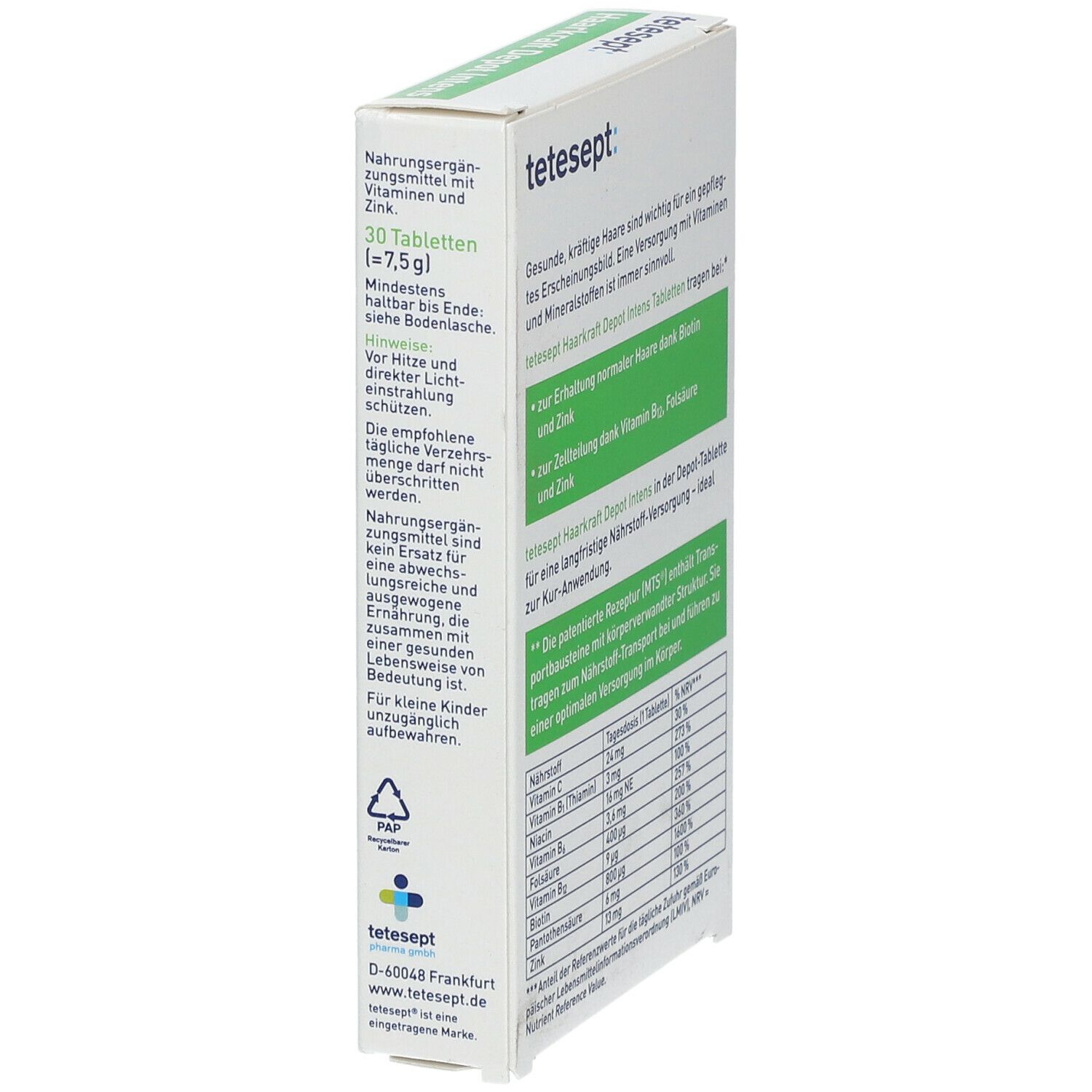 tetesept® Haarkraft Depot