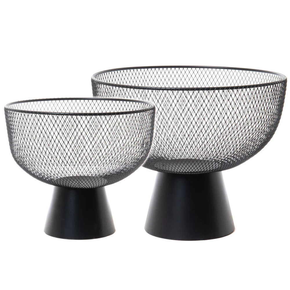 Set de 2 coupes noires Amadeus
