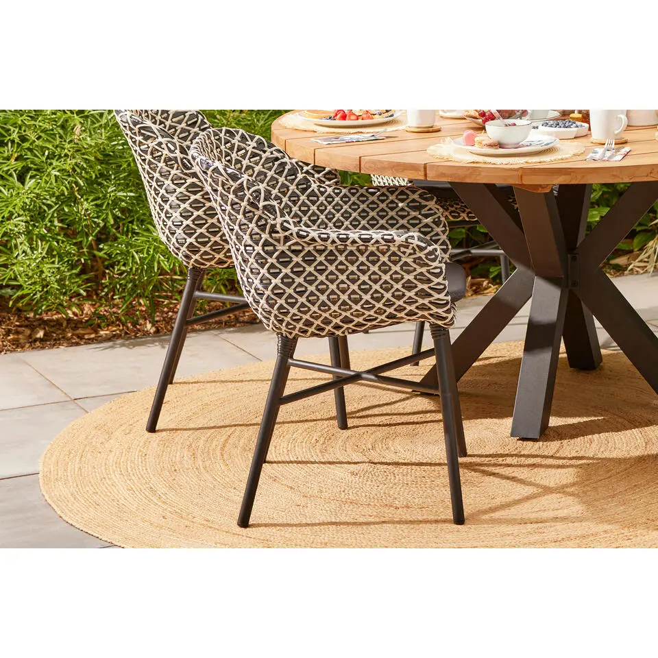 Hartman Delphine dining stoel white - black