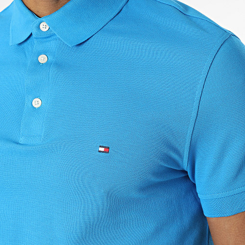 Polo Manches Courtes 1985 Slim 7771 Bleu Clair