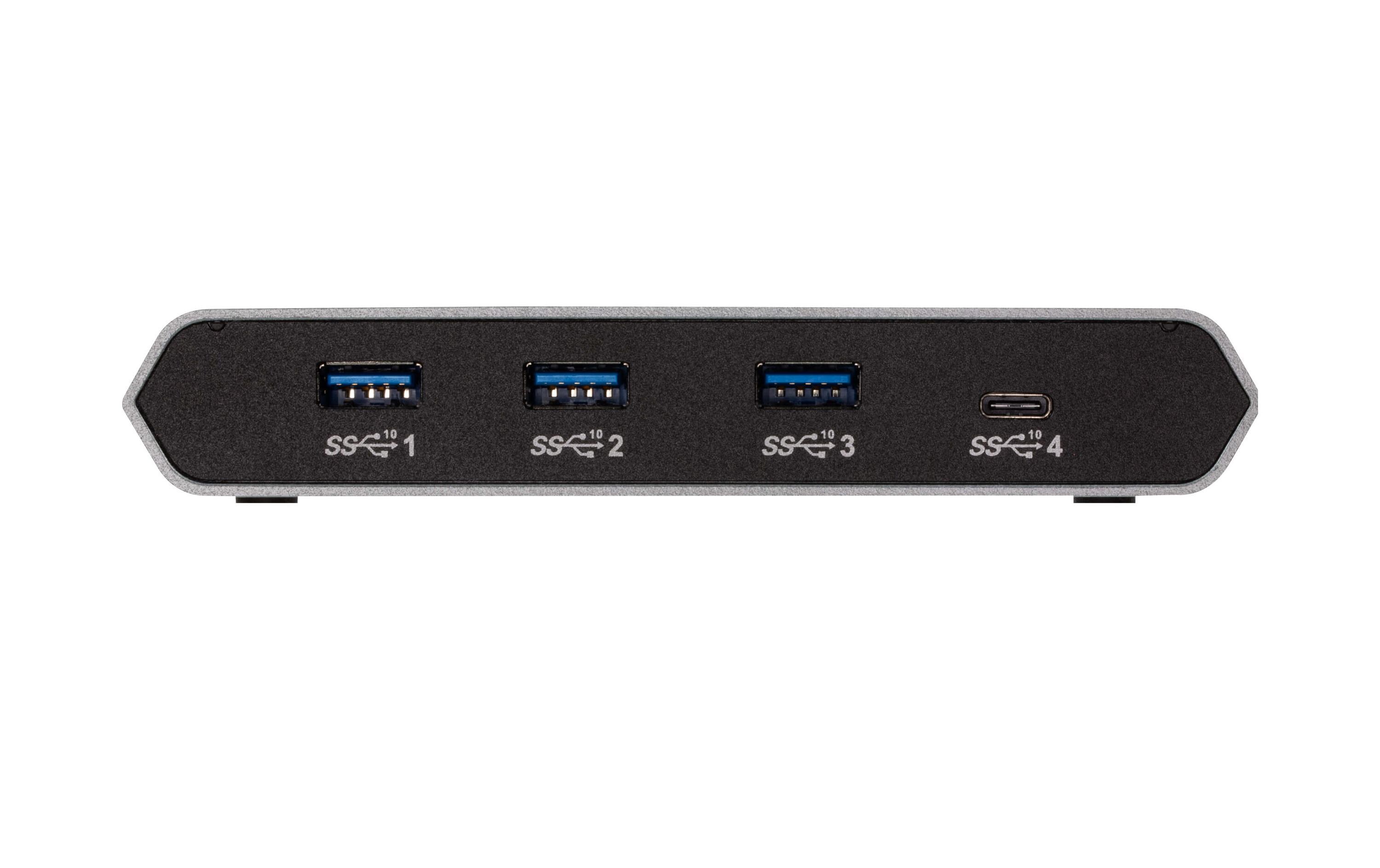 US3342 Sharing Switch<br>2-Port USB-C Gen 2 Sharing Switch mit Stromdurchgang