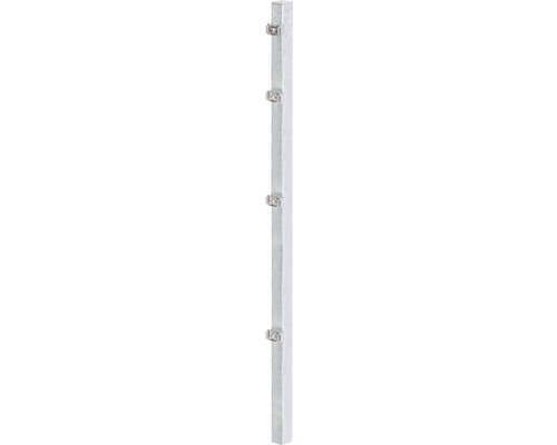 ALBERTS schuttingpaal met klemlippen 6 x 4 x 240 cm thermisch verzinkt