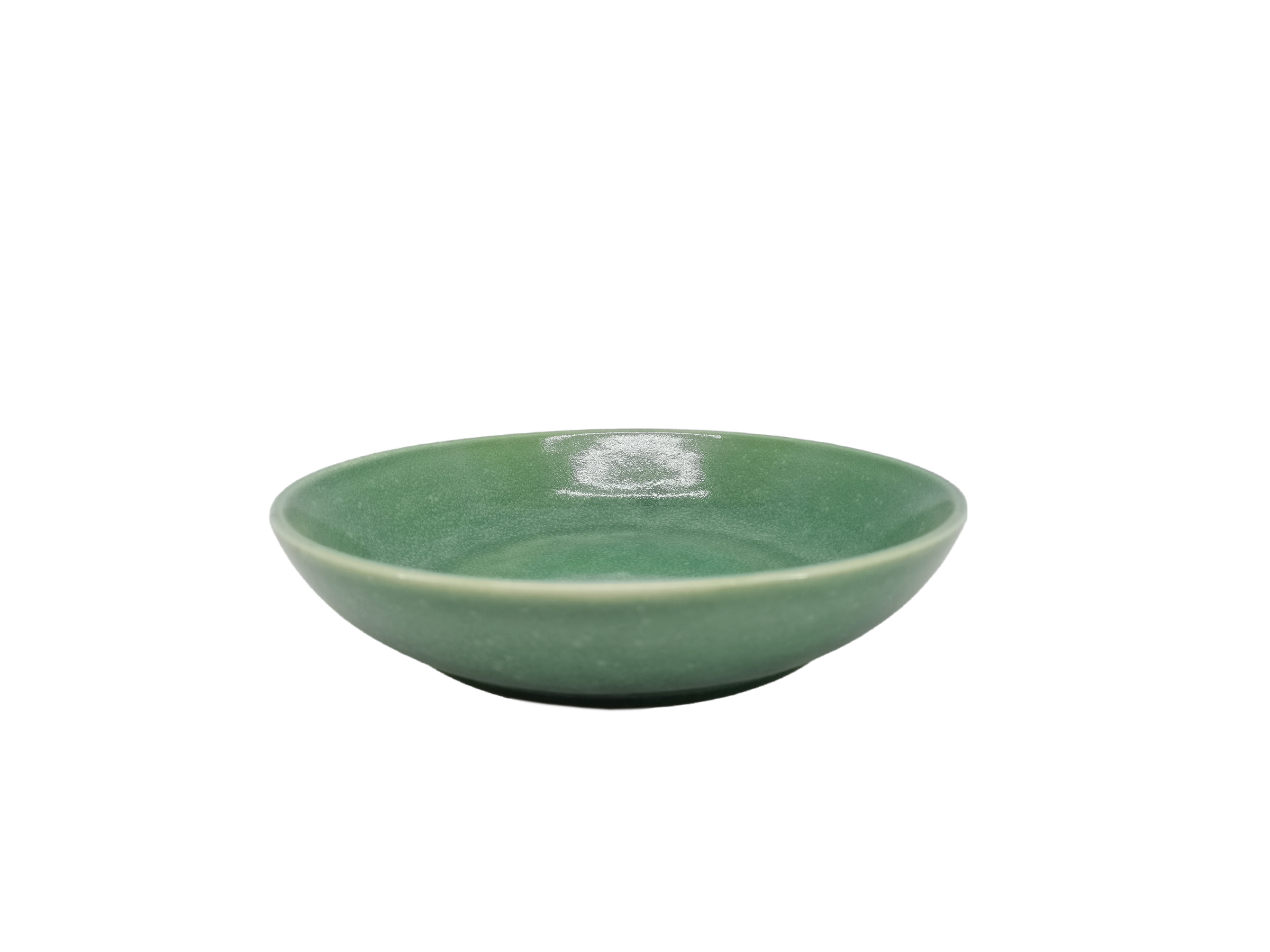 PRATO DE SOPA EMERALD ACTUEL VERDE GRÉS Ø22CM