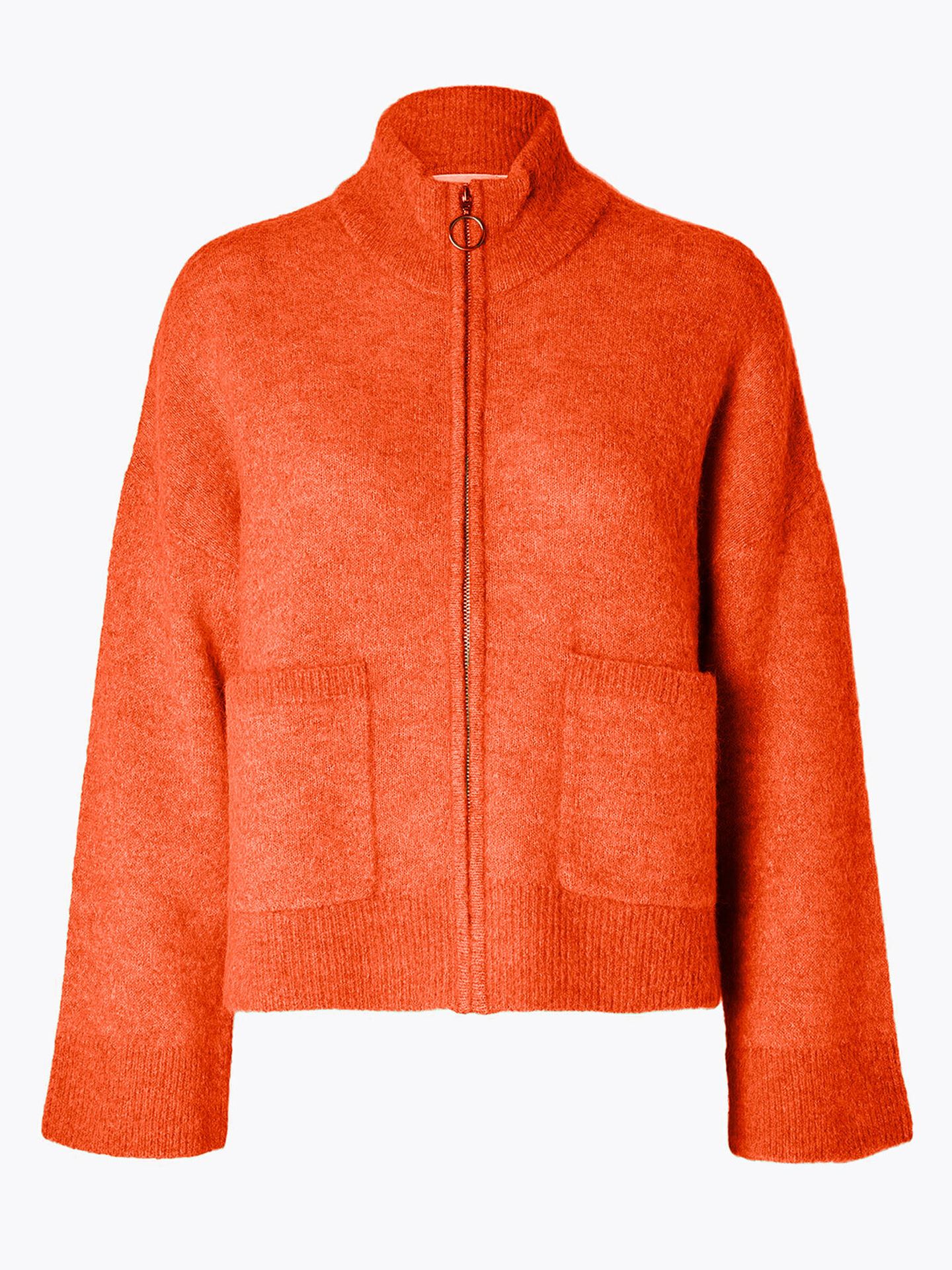 Sia Long Sleeve Knit Zipper Cardigan