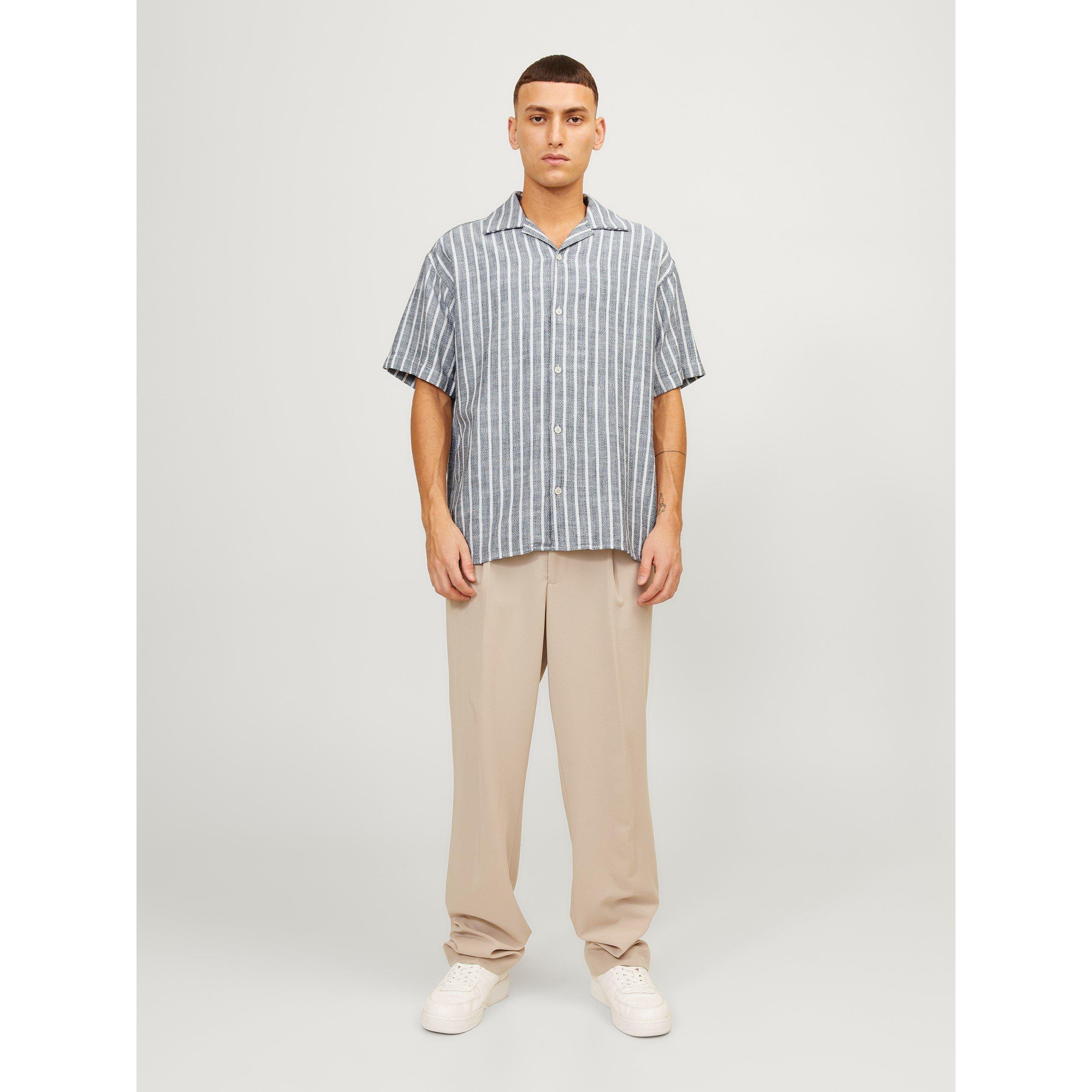 Jack and Jones Cabana Stripe Short Sleeve Shirt