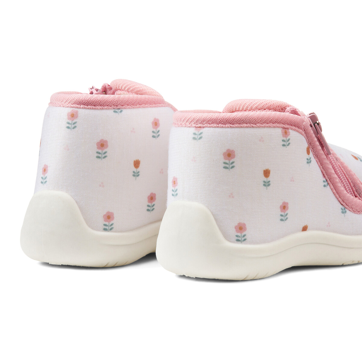 COLEÇÃO LA REDOUTE<br>Chinelo com zíper, estampa floral