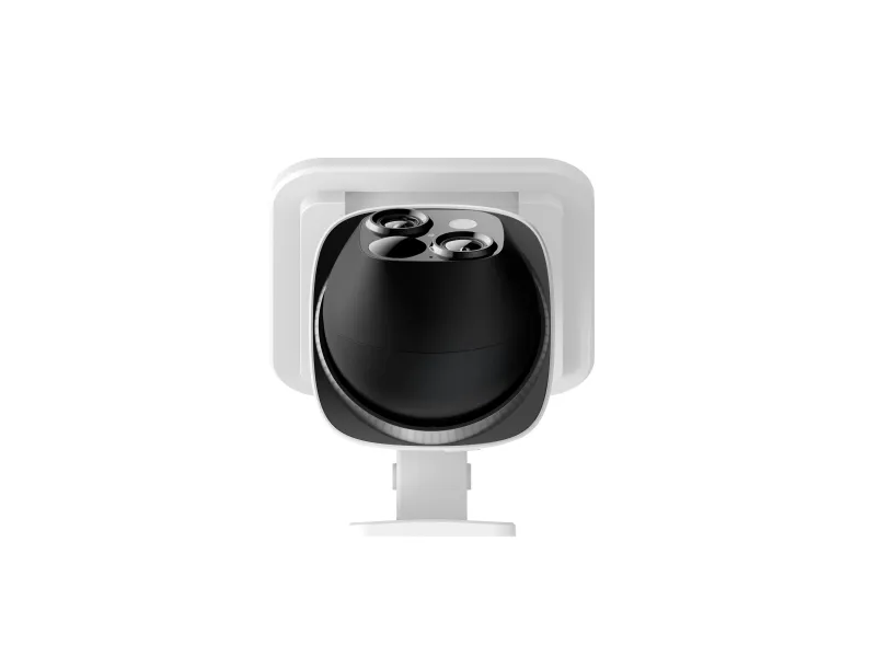Eufy SoloCam S340 - Netværksovervågningskamera - panonering / hældningsvinkel - kanontårn - vejrbestandig - farve (Dag/nat) - 3K - audio - trådløs - WiFi - med Solar Panel