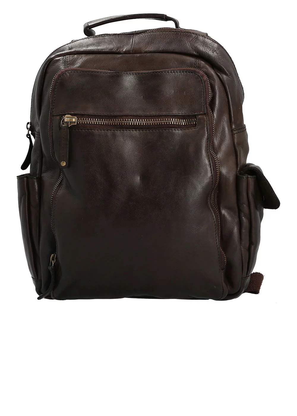 SAC A DOS OSLO CUIR MARRON