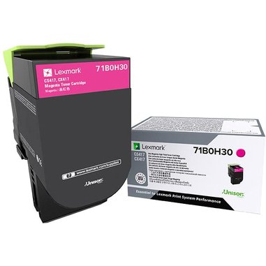 Lexmark 71B0H30 Cartouche de toner 1 pièce(s) Original Magenta