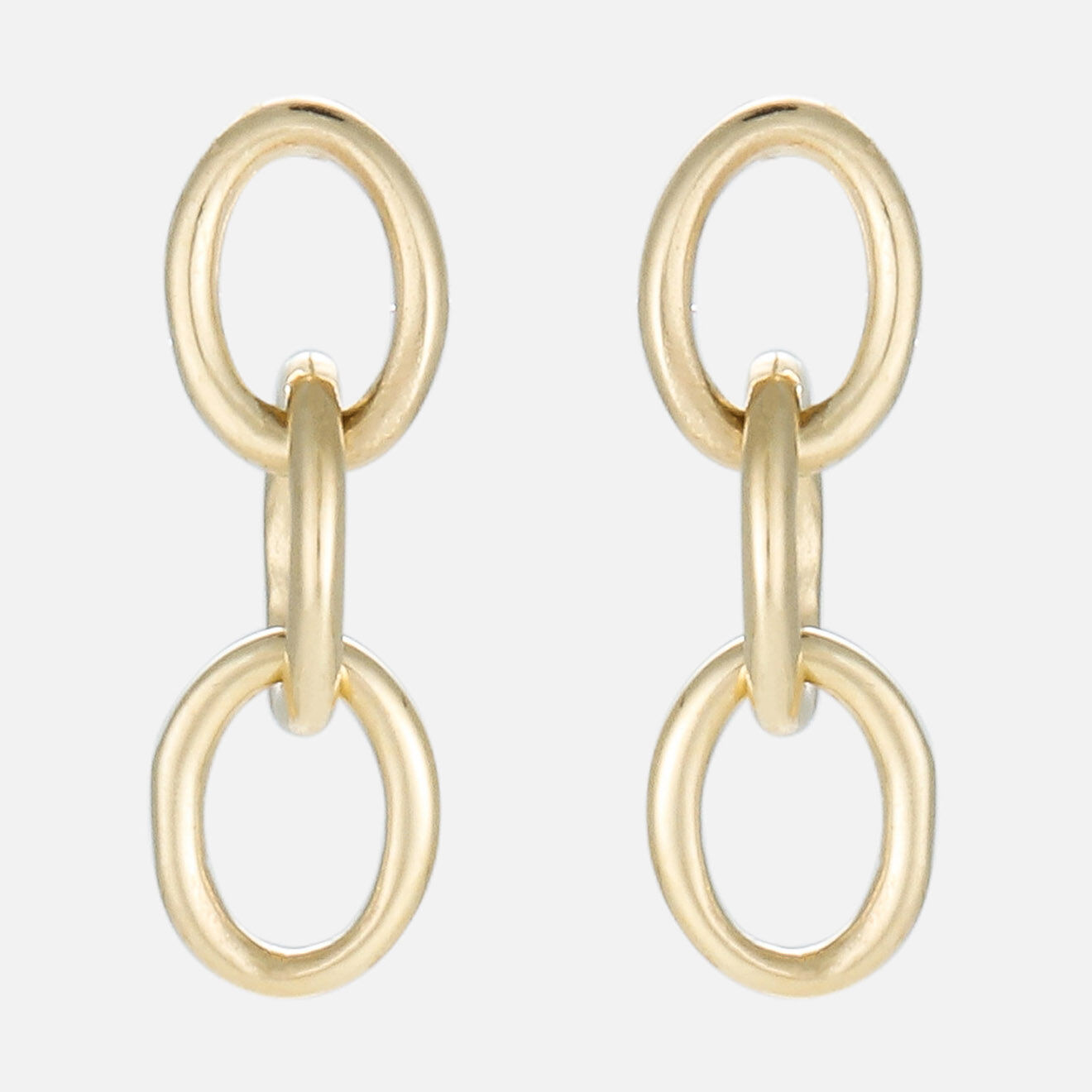 By Colette Boucles d'oreilles Twister or jaune