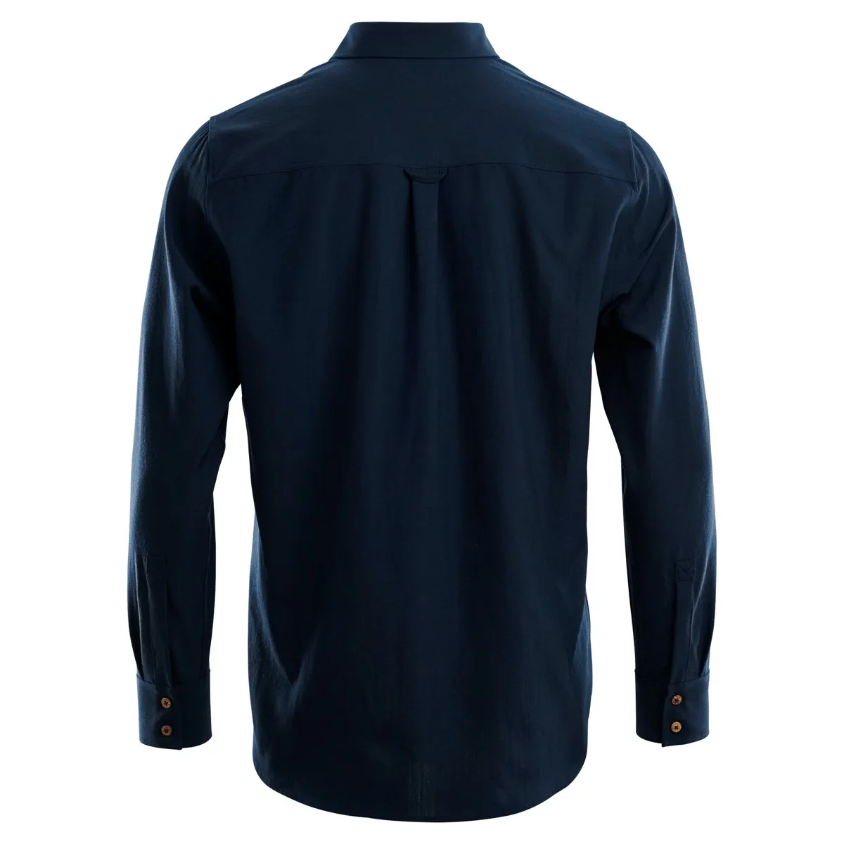 Aclima LeisureWool Woven Wool Shirt Man Navy Blazer