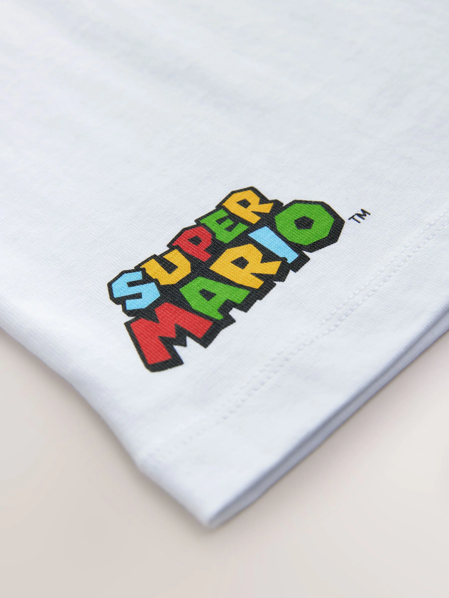 Wit - Mario Gaming T-shirt (3-16jaar)
