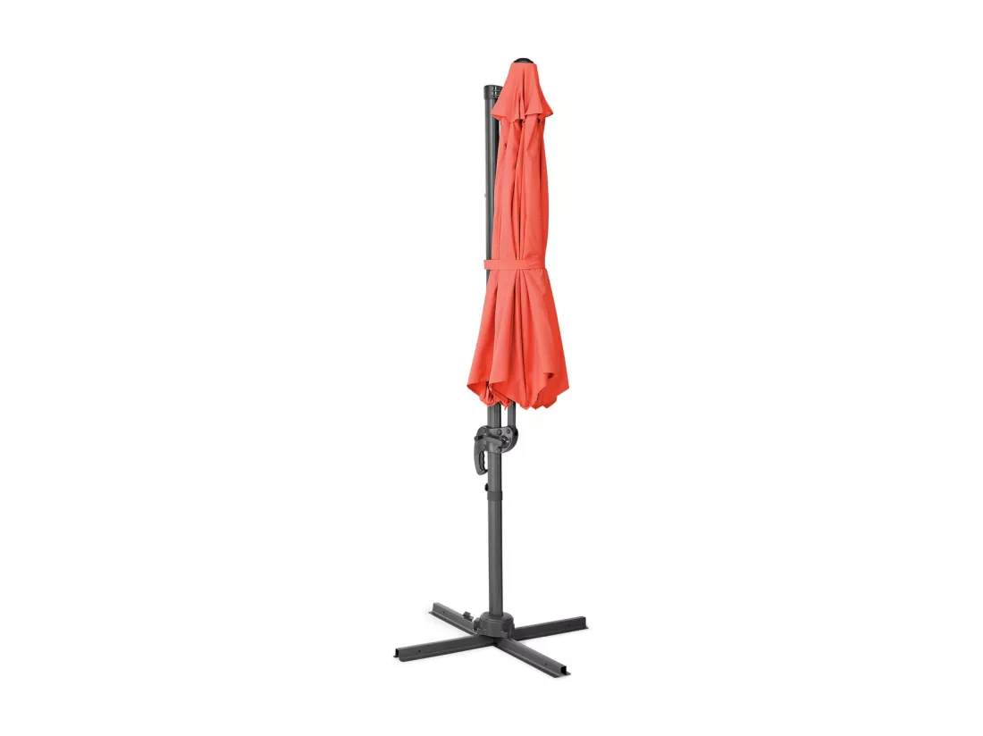 Parasol alu pivotant