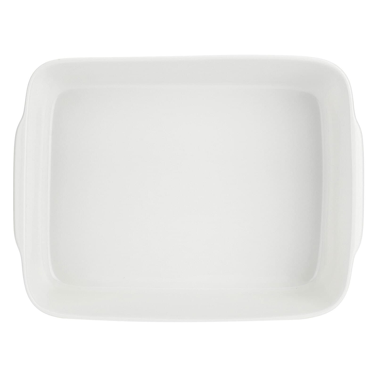 LA PORCELLANA BIANCA Auflaufform ANGHIARI 20 x 30 cm Porzellan weiß