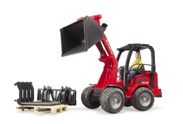 Bruder Schäffer Compact loader 2630 with figure and accessories toy