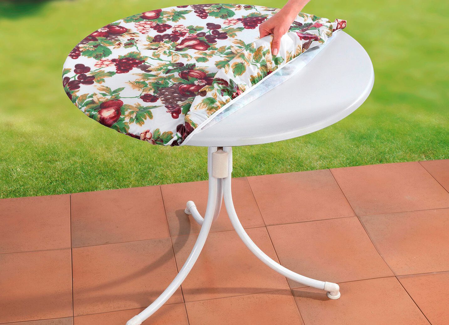 Spann-Tischdecke aus 100% PVC